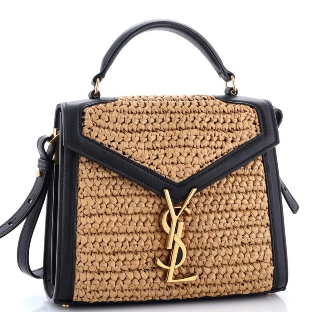 Saint Laurent Mini Cassandra Top Handle Crossbody Bag